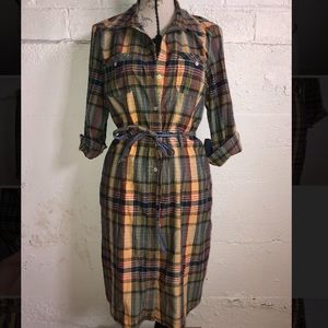 Tommy Hilfiger Button Down Tie Dress